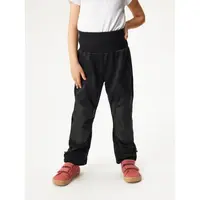 UNUO FLEXI Dětské softshellové kalhoty, černá, velikost 104-110