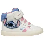 Geox B GISLI Dívčí volnočasová obuv, bílá, velikost