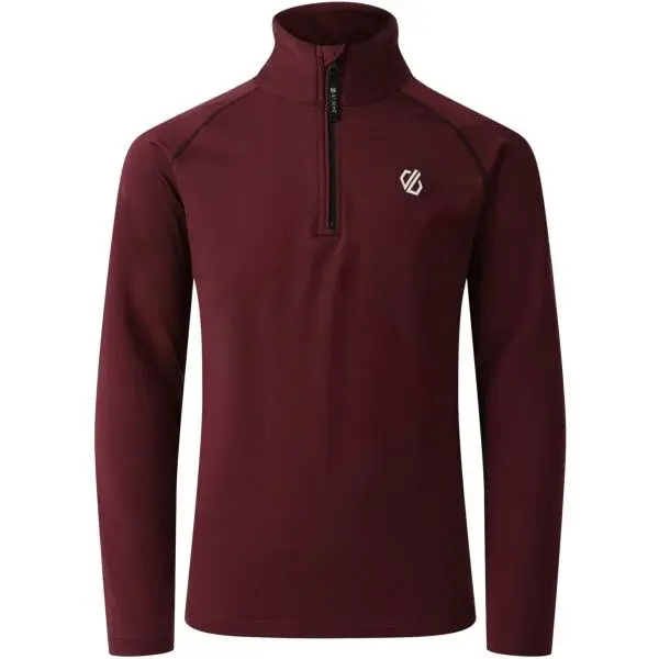 Dare2b CONSIST II CORE ST Dievčenská mikina, vínová, veľkosť 7-8Y