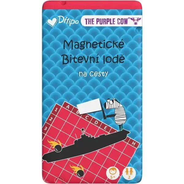 THE PURPLE COW BOJOVÉ LODE Magnetická hra, mix, veľkosť