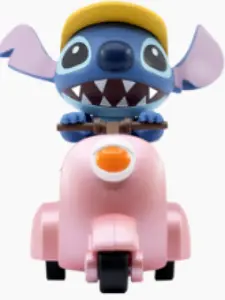 Stitch Zoom Hero figurky - Růžová Vespa