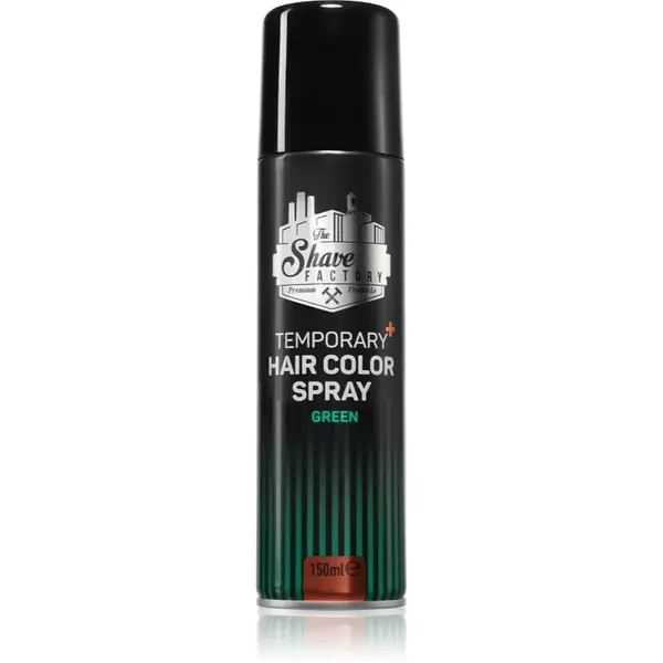 The Shave Factory Temporary Hair Color Spray sprej na vlasy odtieň Green 150 ml