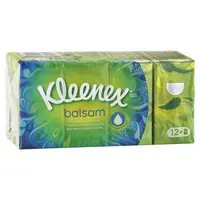 Kleenex hygienické vreckovky 4-vrstvové 12 balíkov