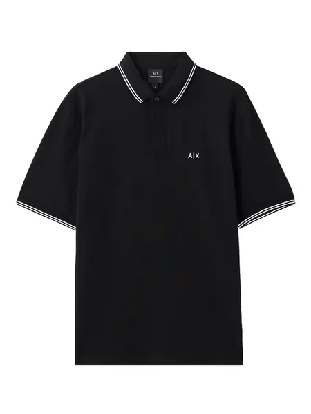 ARMANI EXCHANGE Tričko  čierna / biela