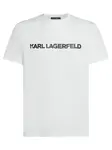Karl Lagerfeld Tričko  čierna / biela