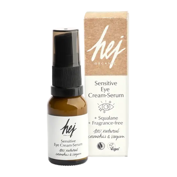 HEJ ORGANIC Omlazující oční krémové sérum pro citlivou pleť 15 ml