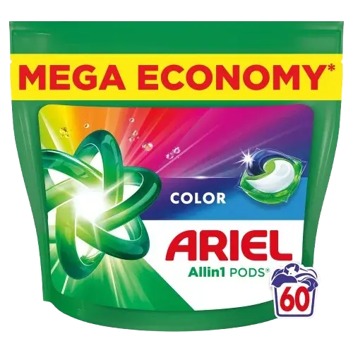 ARIEL Allin1 PODS, Color, kapsle na praní, 60 ks