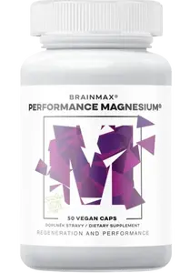 BRAINMAX Performance Magnesium®, 1000 mg, Hořčík 200 mg + Vitamín B6 P5P, 50 kapslí