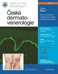 E-kniha: Česká dermatovenerologie 2021/1 od Hercogová Třešňák Jana