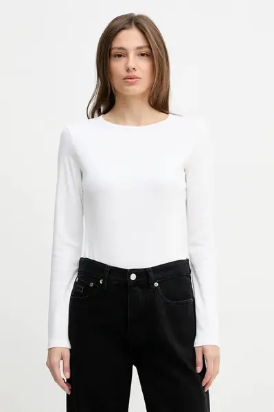 Bavlněné tričko s dlouhým rukávem United Colors of Benetton