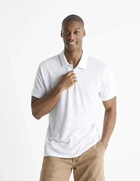 Celio Linen Polo tričko Bepolin - muži