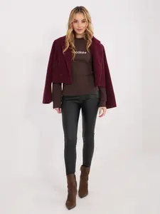 Jednobarevná hnědá halenka