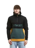 Meatfly pánská technická mikina Tason Black / Chai Tea | Černá | Velikost S