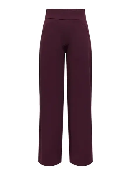 JDY Nohavice 'JDYLOUISVILLE CATIA'  vínovo červená