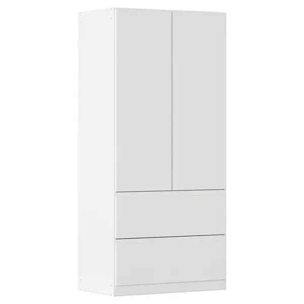 Rauch Möbel ŠATNÍ SKŘÍŇ S OTOČNÝMI DVEŘMI, bílá, 91/197/54 cm