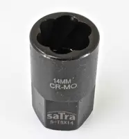 Hlavice nástrčné na poškozené šrouby 3/8" a 1/2", různé rozměry - SATRA Velikost: 14 mm