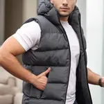 98149 Dewberry Hooded Mens Vest-ANTHRACITE