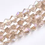 Electroplate Glass Beads Strands