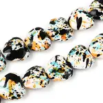 Spray Painted Synthetic Turquoise Beads Strands