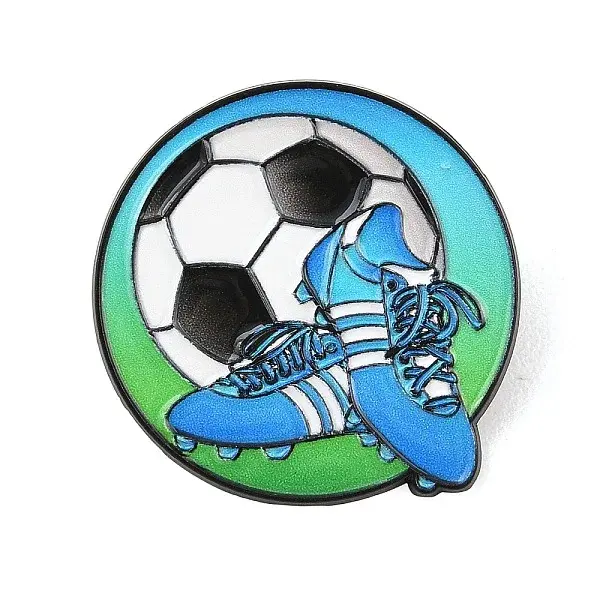 Sports Theme Football & Sneakers Enamel Pins