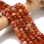 Natural Banded Agate Beads Strands