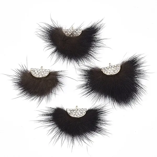 Faux Mink Fur Tassel Pendant Decorations