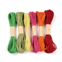 24 Bundles 8 Colors Jute Cord