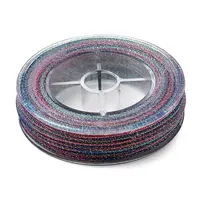 30M Gradient Color Round PET Waxed Thread