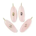 Natural Rose Quartz Pendants