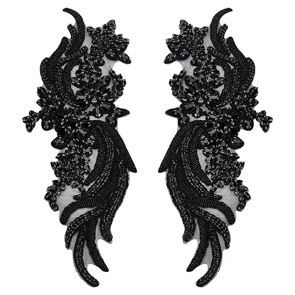 Glass Rhinestone Cloth Patches