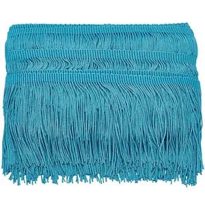 Polyester Tassel Lace Edge Trim Ribbon
