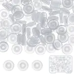 100Pcs Comfort TPE Plastic Pads for Clip on Earrings
