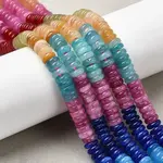 Dyed Natural White Jade Beads Strands