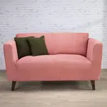 Super strečové potahy NIAGARA korálová trojkřeslo (š. 180 - 230 cm)