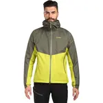 KILPI HURRICANE Pánska hardshellová bunda, svetlo zelená, veľkosť