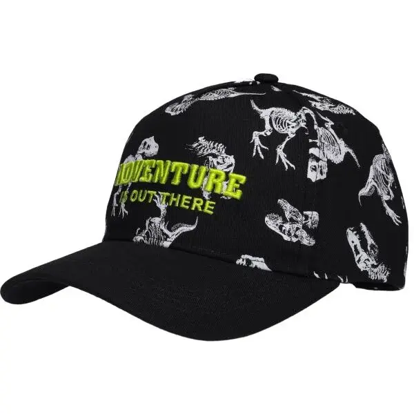 Lewro BRAWLEY Chlapčenská čiapka so šiltom, čierna, veľkosť 8-11Y