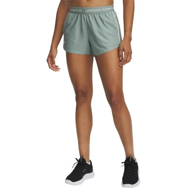 Under Armour TECH PLAY UP Dámske kraťasy, svetlo zelená, veľkosť S