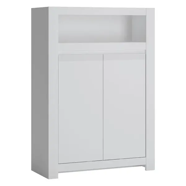 Komoda Novi NVIK02 2D biela alpin/pvc biela supermat