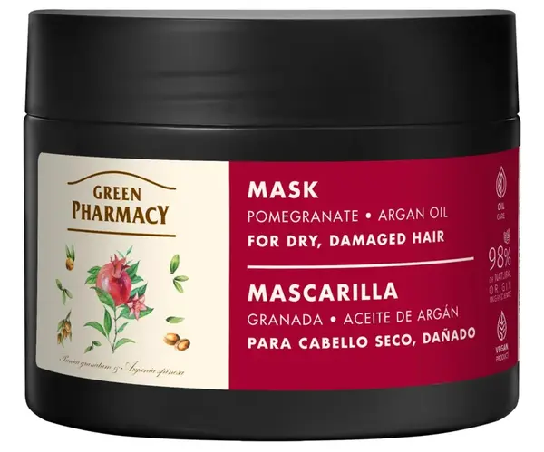 Maska pro suché a poškozené vlasy Green Pharmacy Mask - 300 ml