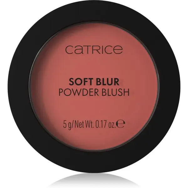 Catrice Soft Blur Powder Brush pudrová tvářenka s matným efektem odstín 060 Berry me later! 5 g