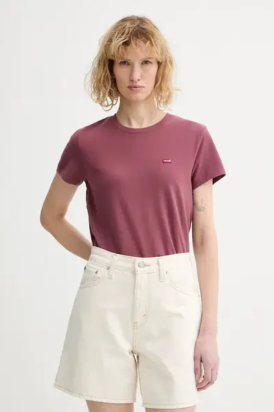 Bavlněné tričko Levi's PERFECT