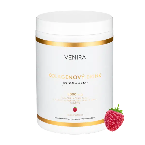 VENIRA premium kolagenový drink malina 30 dávek 324 g