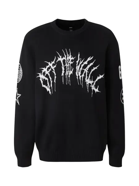 VANS Sveter  čierna / biela