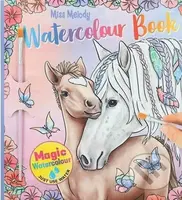 Watercolour Book - Miss Melody (Omaľovánka Miss Melody, Kniha magických vodových farieb) - kniha z kategorie Omalovánky