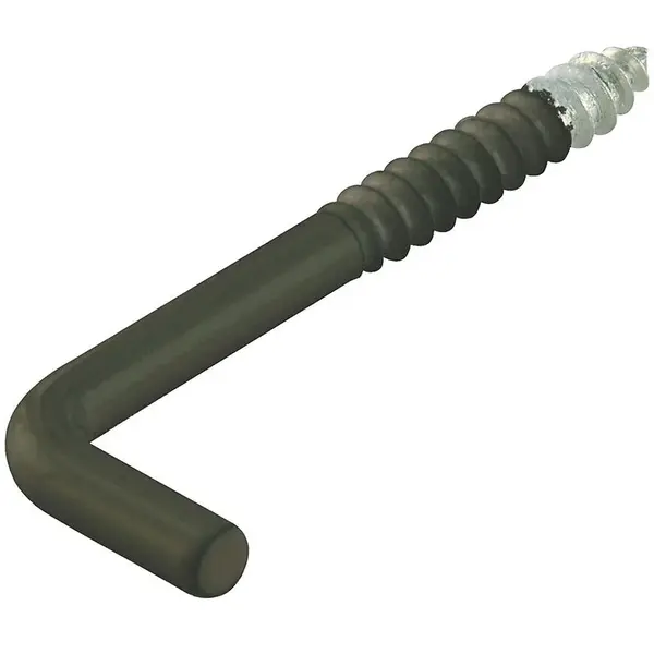 Skrutkovací hák mosadz 30 x 2,8 mm