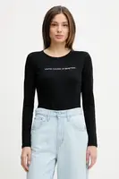 Bavlněné tričko s dlouhým rukávem United Colors of Benetton