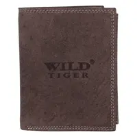 Pánská kožená peněženka hnědá - Wild Piotr