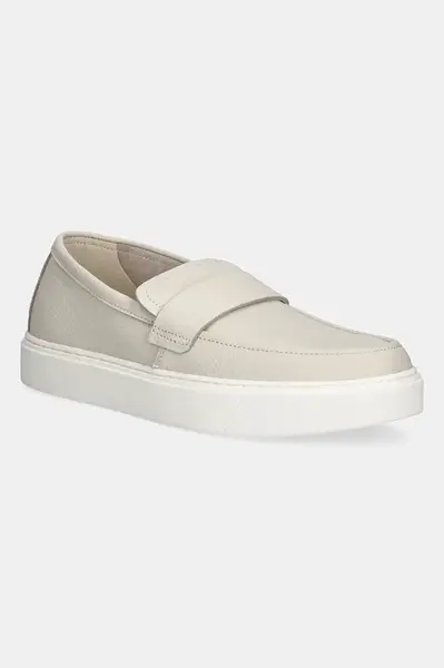 Kožené mokasíny Calvin Klein MOCCASIN LTH UNLINED