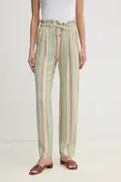 Nohavice s prímesou ľanu La Petite Française PETRUS