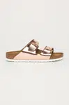 Kožené šľapky Birkenstock Arizona SFB dámske, ružová farba, 952093